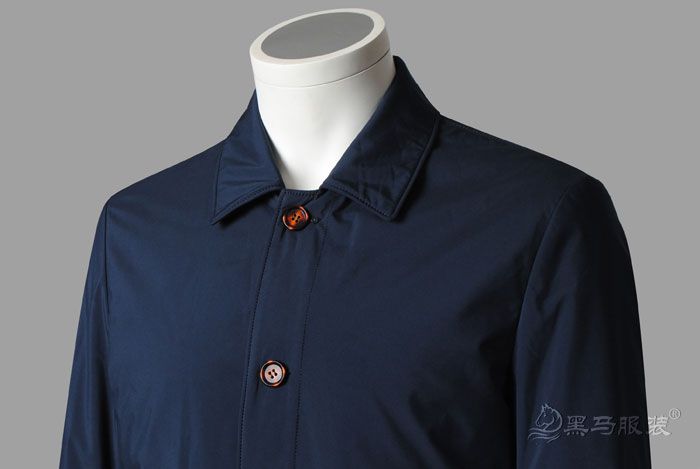 商務男士棉服前胸細節圖